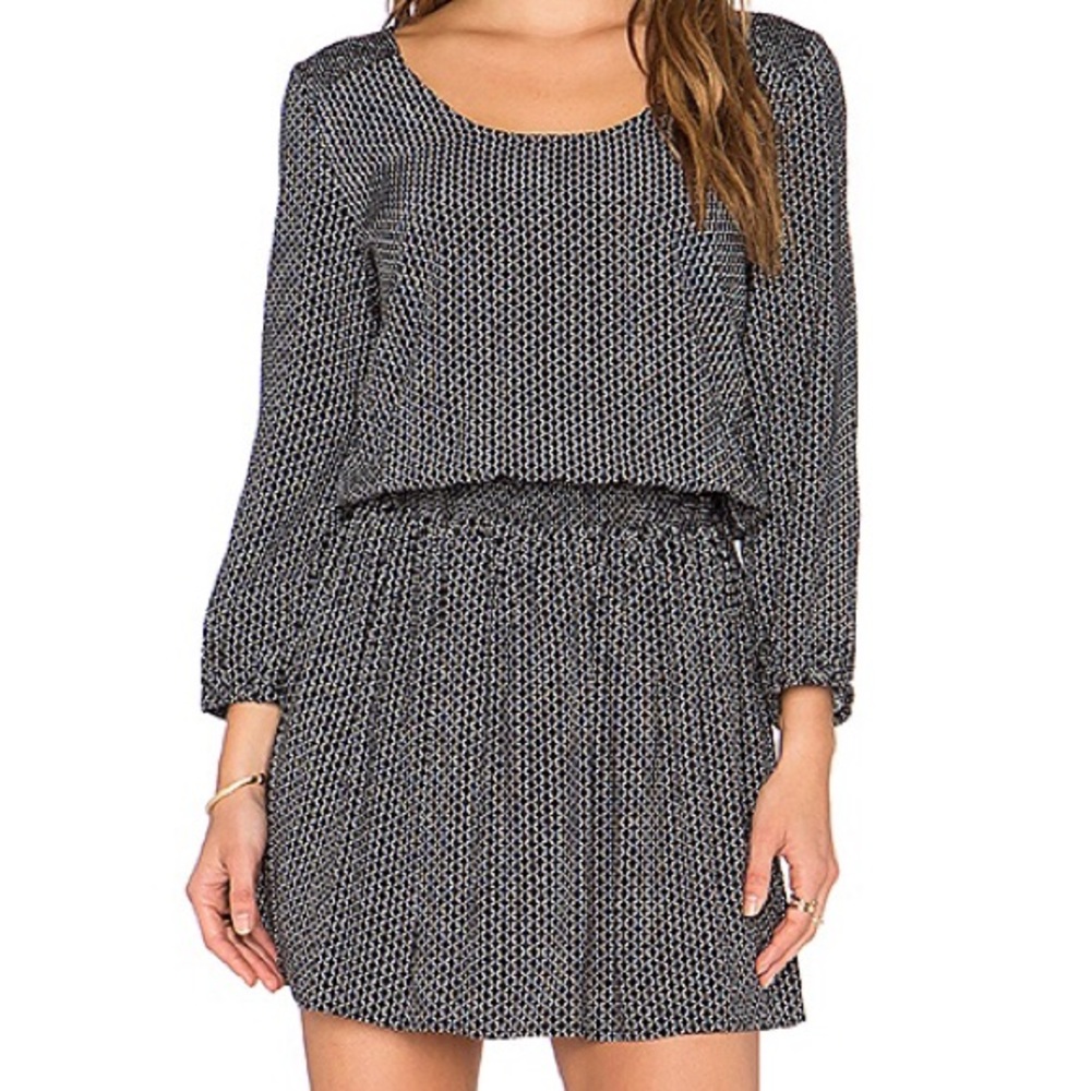 Joie | ‘Zandi’ Smocked Waist Printed Mini Dress